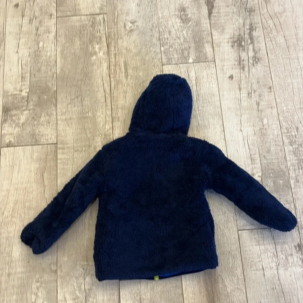 Eddie Bauer Kids Reversible Plush Hoodie Jacket‎ Size 5/6
